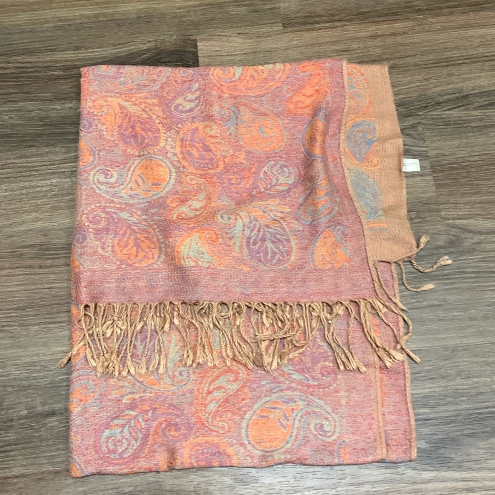 Multicolored soft scarf, 50% Viscose 50% Acrylic